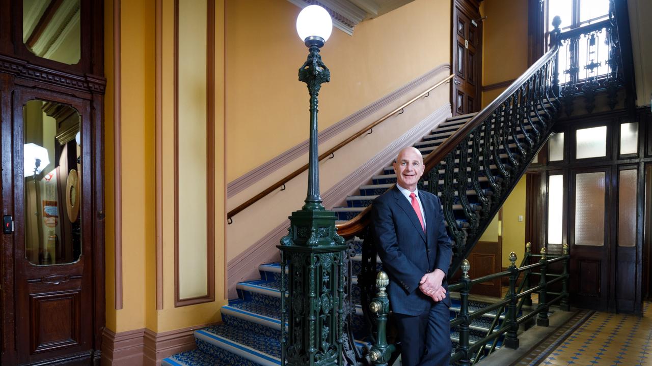 Former Tasmanian Treasurer Peter Gutwein in part of the Treasury Complex in Hobart. Picture: Peter Mathew