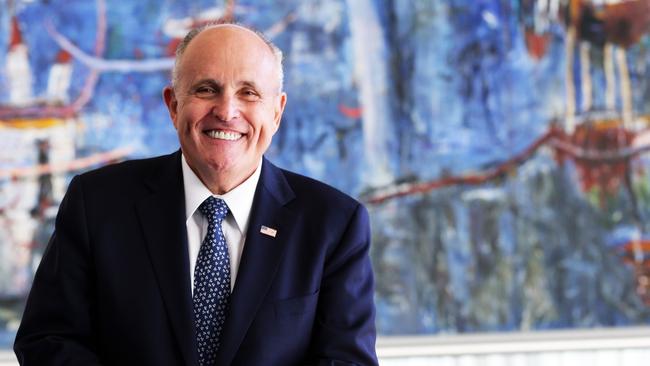 Rudy Giuliani says Donald Trump, as president, would follow through on his campaign promises to ­rejuvenate the US army and navy and prosecute global ‘peace through strength’.