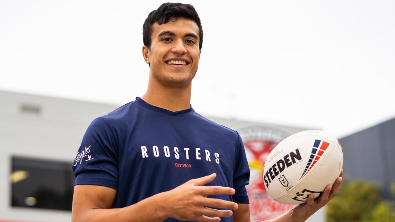 Sydney Roosters new signing Joseph Suaalii. Picture: Roosters Digital