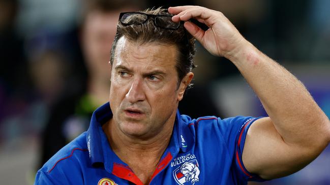 Luke Beveridge, Senior Coach of the Bulldogs (Photo by Michael Willson/AFL Photos via Getty Images)