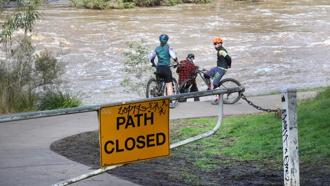 Almost all recent floods in Australia have come during La Nina conditions. Picture: David Crosling