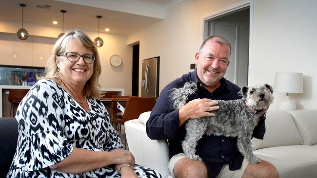 Simon and Tammy Kent say they will vote Liberal. Picture: Dean Martin