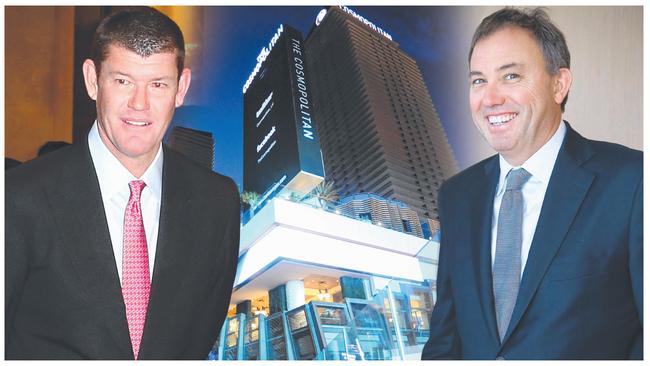 The Cosompolitan casino, James Packer and Matthew Grounds.