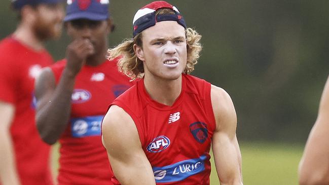 Jayden Hunt will be pressing for a Round 1 berth for the Demons after missing last year’s grand final. (Photo by Daniel Pockett/Getty Images)