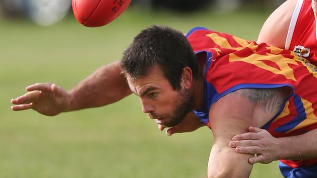 Former Marong player Justin Hynes has been one of the best for Calivil United. Picture Yuri Kouzmin