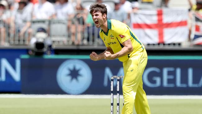 Mitchell Marsh has been a key player for Australia in recent years... but his World Cup dream appears over. Picture: AAP