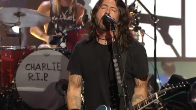 Dave Grohl fronts the Foo Fighters, the recipients of the Global Icon award.