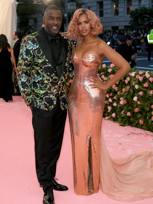 Idris Elba and Sabrina Dhowre. Picture: Getty Images