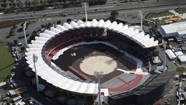 Metricon Stadium, Commonwealth Games opening ceremony venue. Picture: NIGEL HALLETT