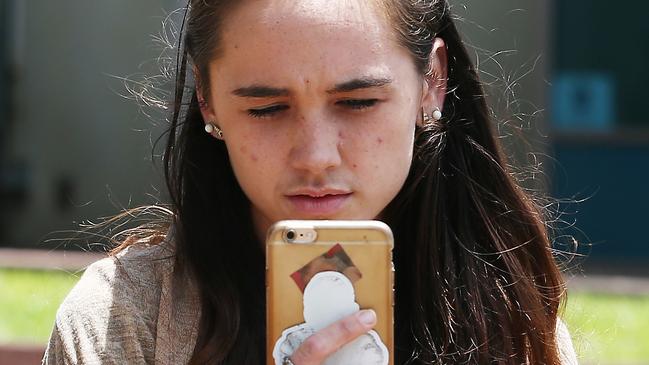 Lina Daley leaves the Cairns Magistrates Court after appearing on drugs charges. Picture: Brendan Radke