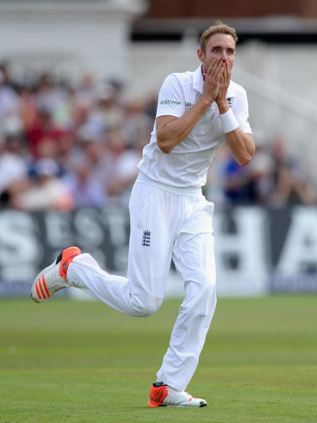 Stuart Broad ripped through Australia on his home ground in 2016.