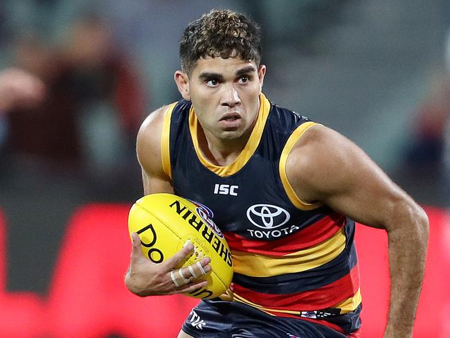 AFL - Tuesday, 8th September, 2020 - Adelaide Crows v GWS Giants at the Adelaide Oval. Adelaide's Tyson Stengle Picture: Sarah Reed