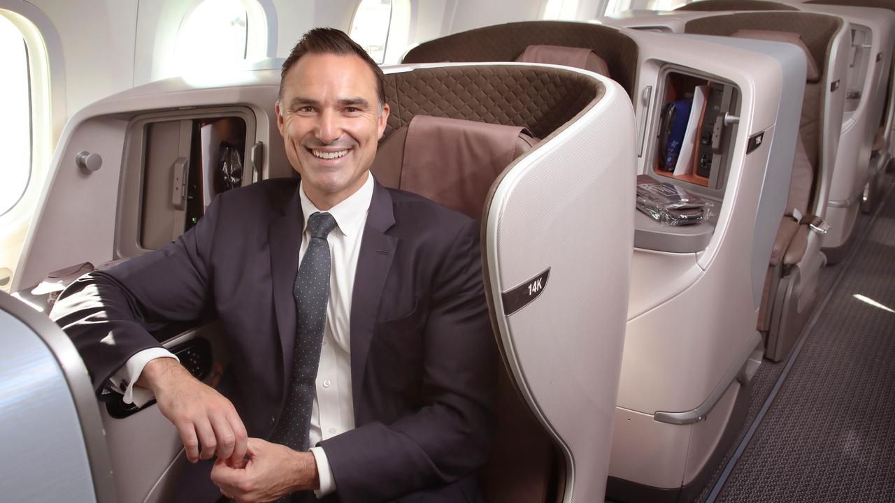 Adelaide Airport managing director Brenton Cox is hoping to lure back Cathay Pacific and China Southern before exploring other potential routes from Adelaide. Picture: Dean Martin