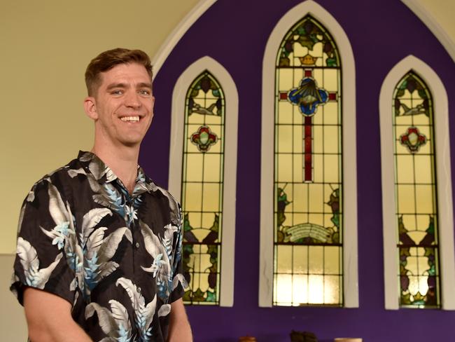 Lorne Anderson is the new priest at Central Uniting Church. Picture: Evan Morgan