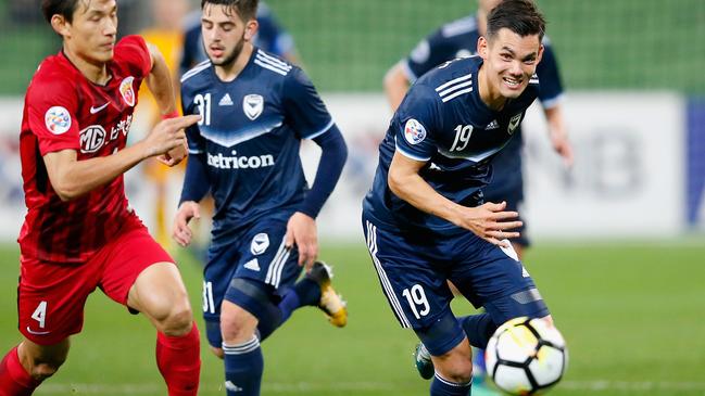 Pierce Waring during this time at Melbourne Victory.