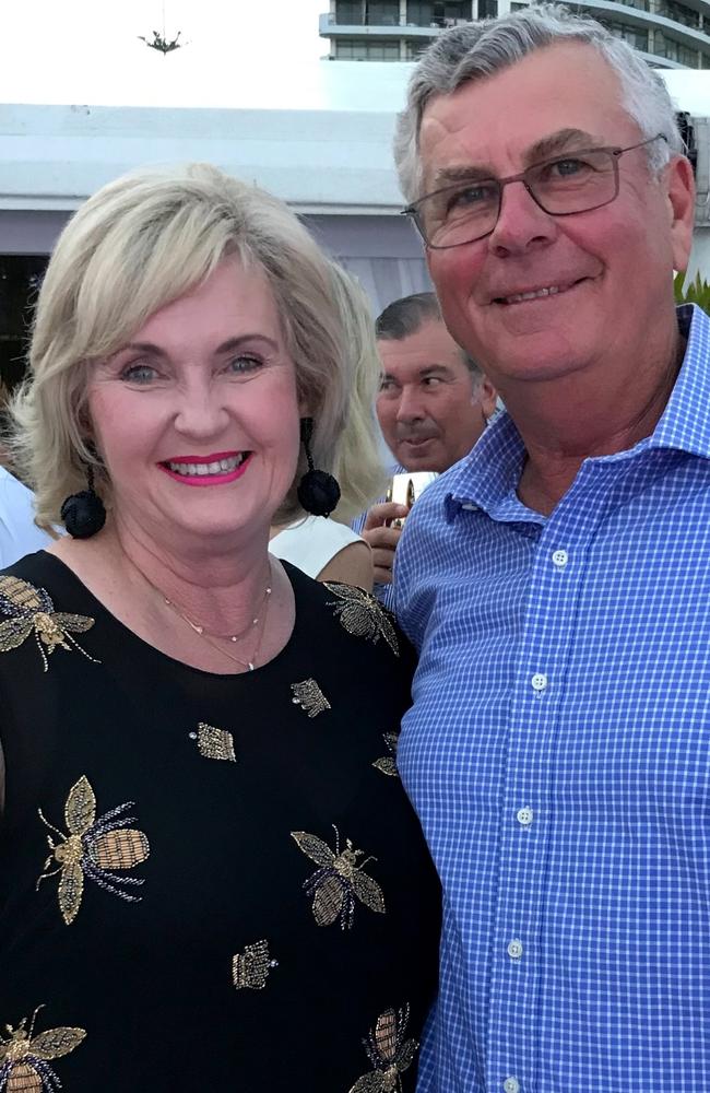 Jennifer and Alan Acton at the Magic Millions in 2019: Picture: Supplied