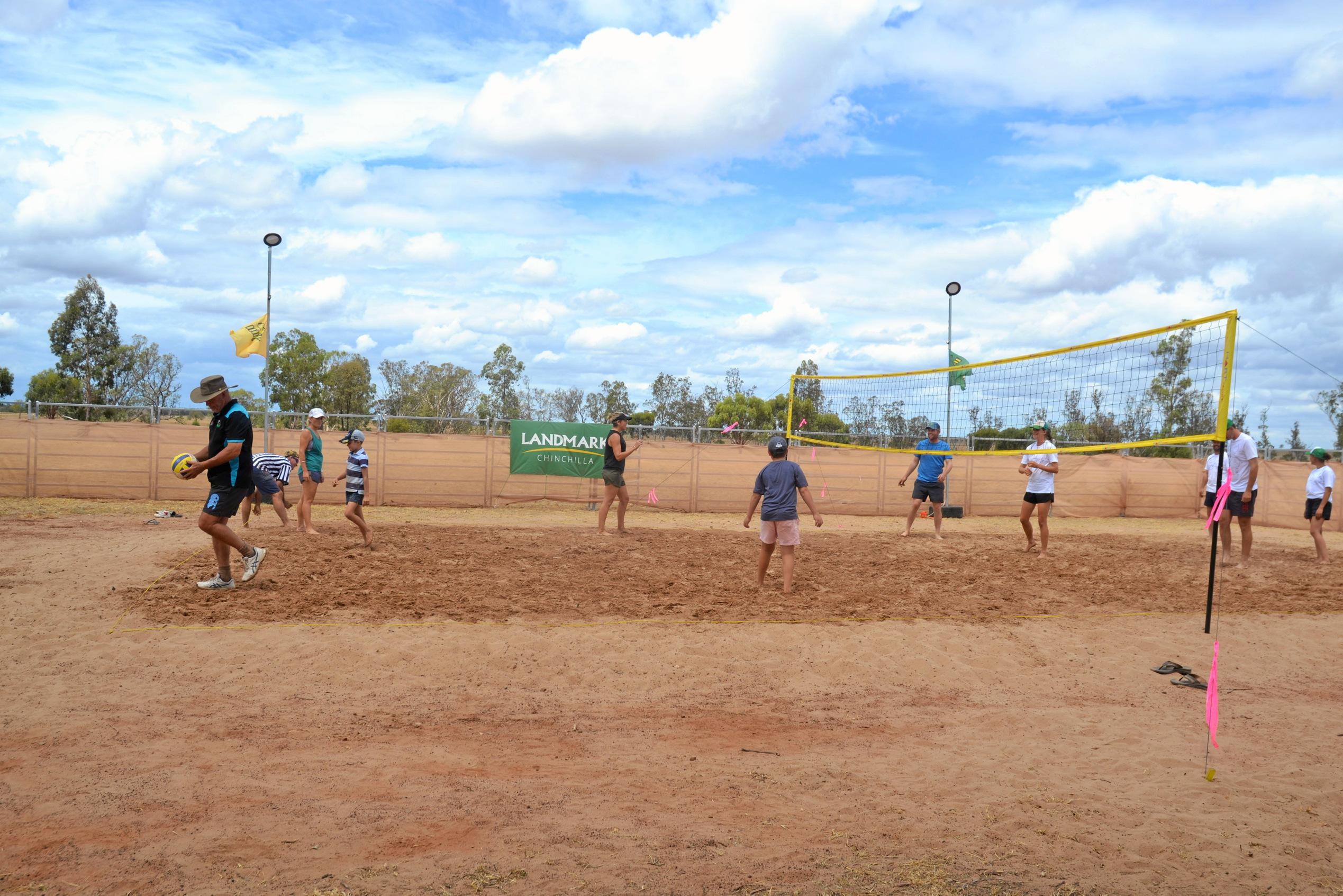 The Dulacca Sports Club annual Bush Beach Volleyball tournament. Picture: Kate McCormack