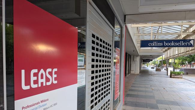 One of the vacancies in Mildura's Langtree Mall. Picture: Michael DiFabrizio