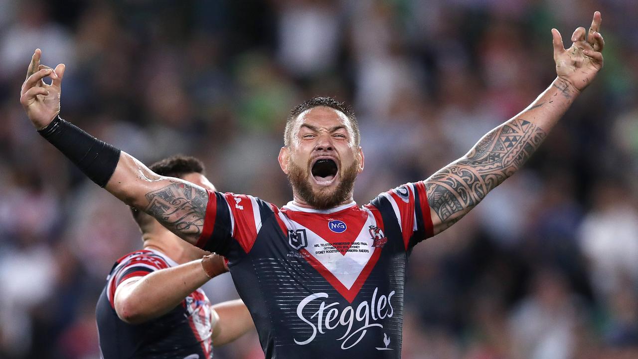 Roosters' Jared Waerea-Hargreaves has re-signed until 2023. Picture. Phil Hillyard