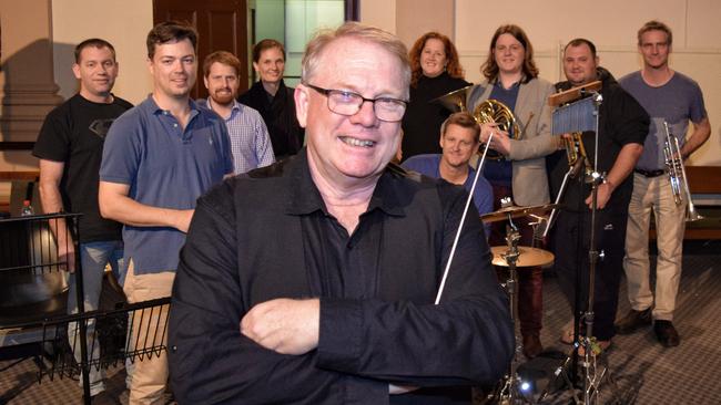 Wicked musical director Robert Clark with his team of highly talented musos.