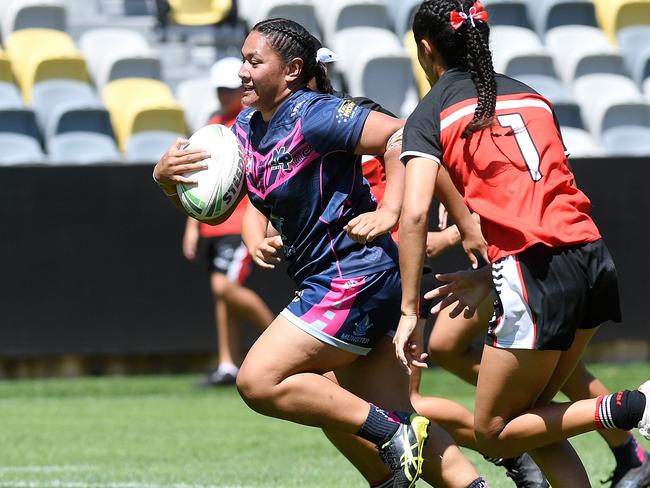 Kirwan State High v Mabel Park. Mabel Park, Malaela Sua. Picture: Shae Beplate.