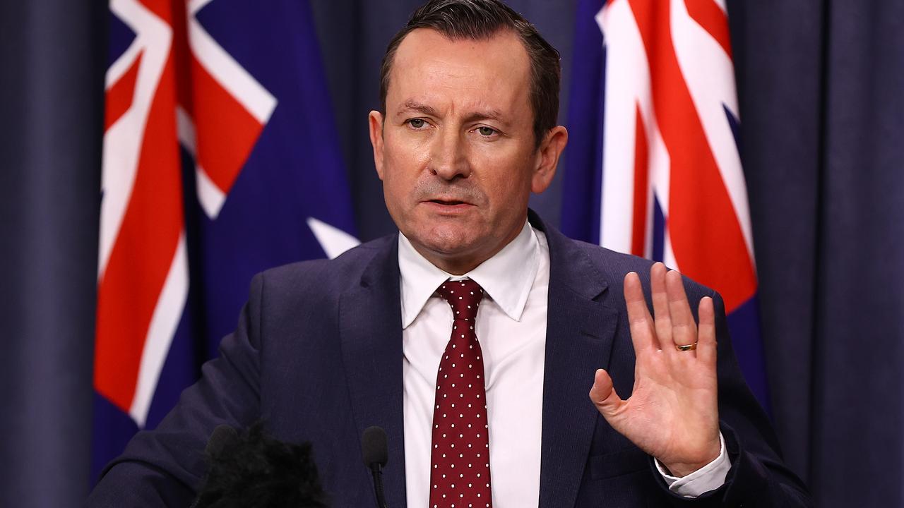 WA Premier Mark McGowan has shut the border to SA, who will now need to quarantine on arrival. Picture: Paul Kane/Getty Images)