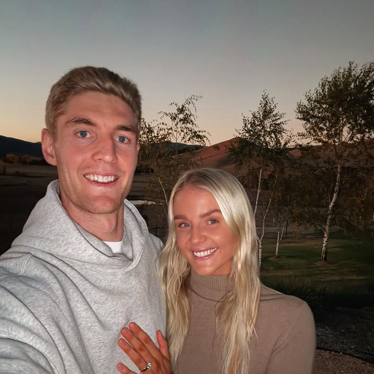 Rudi Ellis and Tim English are engaged. Picture: Instagram