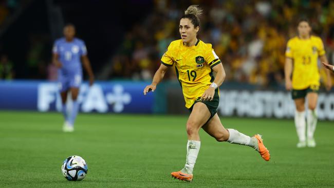 Matildas star Katrina Gorry has been linked with a move to West Ham. Picture: Lachie Millard