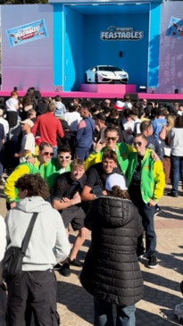 World's biggest YouTuber gives away $1 million worth of cars to lucky Sydney fans