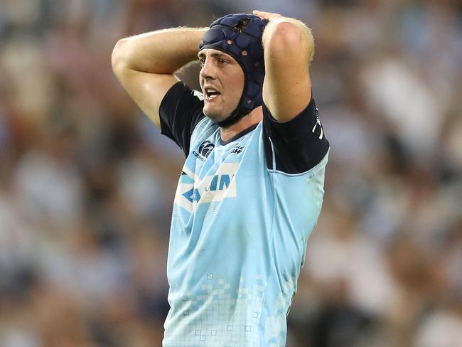 It was a tough day at the office for Dean Mumm and the Waratahs.