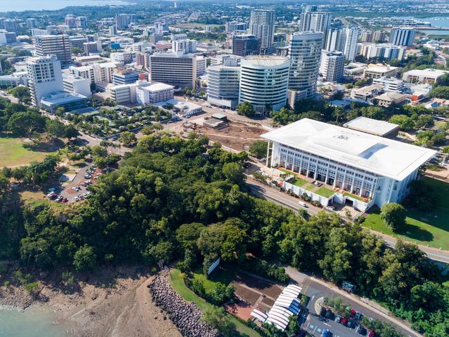 THE Darwin RSL has a plan to rebuild its venue on the Esplanade, just 90 metres from the Deckchair Cinema, one of DarwinÕs most iconic and loved attractions.Picture: Will Zwar