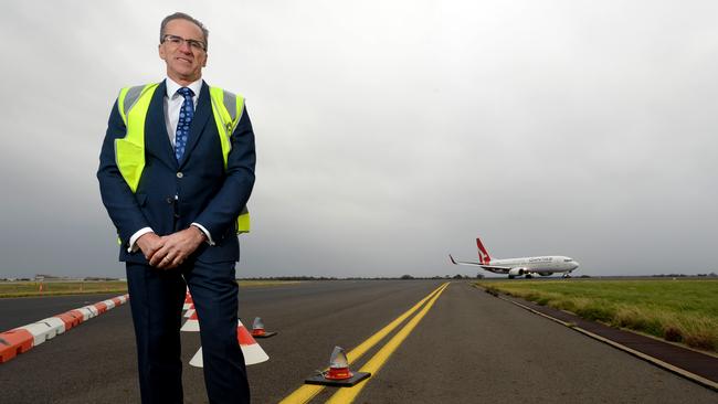 Melbourne Airport chief executive Lyell Strambi. Picture: Andrew Henshaw