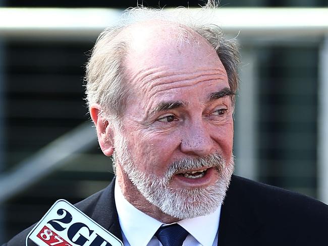 SYDNEY, AUSTRALIA - NOVEMBER 25:  Australian Rugby League Commission Chairman John Grant  speaks to the media during a NRL press conference at Rugby League Central on November 25, 2016 in Sydney, Australia.  (Photo by Mark Metcalfe/Getty Images)