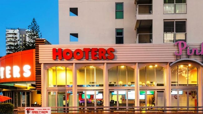 A former Hooters restaurant at Mermaid Beach.