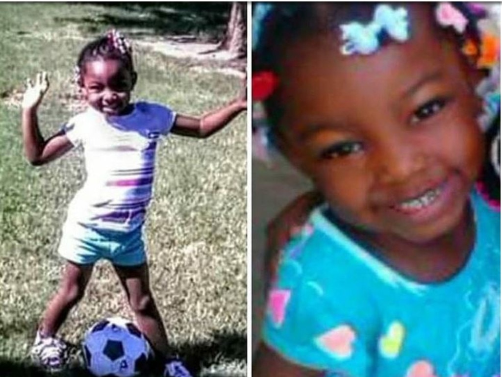 Sanaa Cunningham, seven, suffered from myriad psychological disorders that led her to harm herself and others. Picture: Supplied