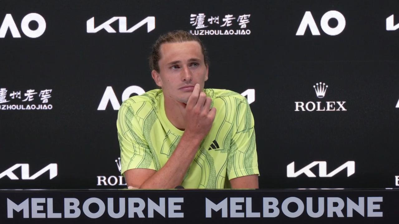 Alexander Zverev in fiery AO presser