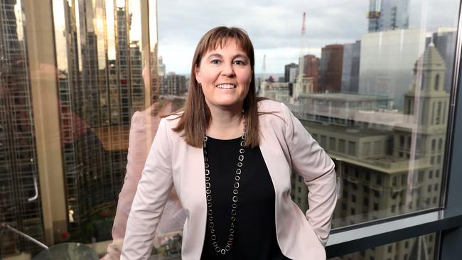 Bendigo Bank managing director Marnie Baker is taking a 10 per cent pay cut for six months. Picture: David Geraghty/The Australian.