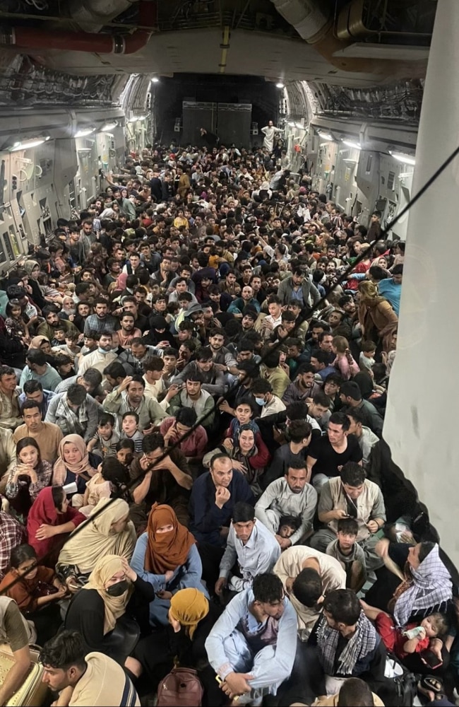 At least 28,000 US citizens, allies and Afghans have been rescued since August 14. Joe Biden is considering extending the evacuation timeline. Picture: Defenseone.com