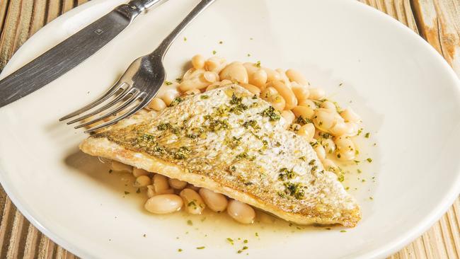 Bean there, eaten that: the panfried snapper with white beans