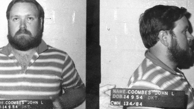 John Leslie Coombes in a mug shot. Picture: File