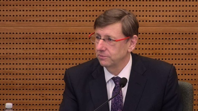 ClearView's Gregory Martin appearing at the financial services royal commission. Picture: Supplied