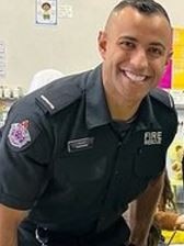 Former volunteer firefighter Baker Dawas is accused of intimidating a woman who had accused him of rape by putting bullets in her letterbox weeks.