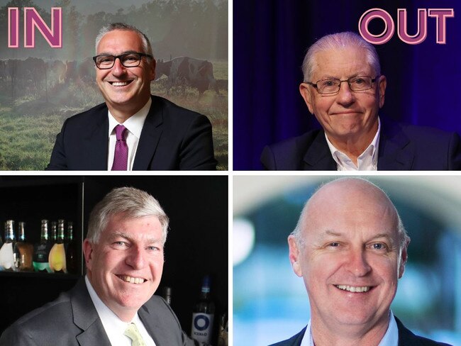 Clockwise from top right: Peter Hearl, Bruce Mathieson Jr, Peter Margin and Arvi Mervis