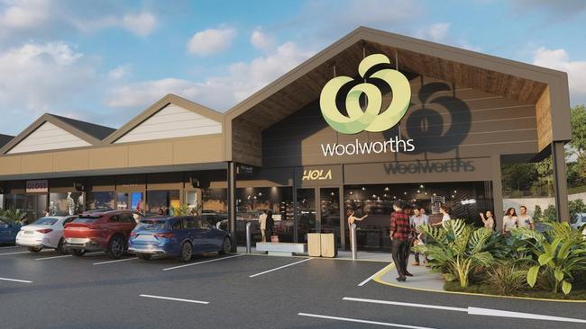 Design concepts for the new Woolworths proposed for Cooroy. Picture: Woolworths