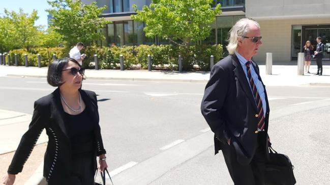 Roger Uren, 72, leaves the ACT Magistrates Court. Picture: Craig Dunlop