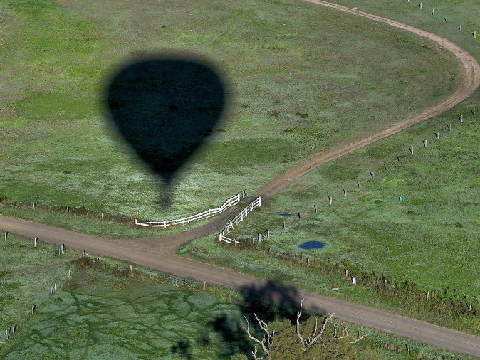 Ipswich business Floating Images Hot Air Balloon. Graeme Day. Picture: Rob Williams