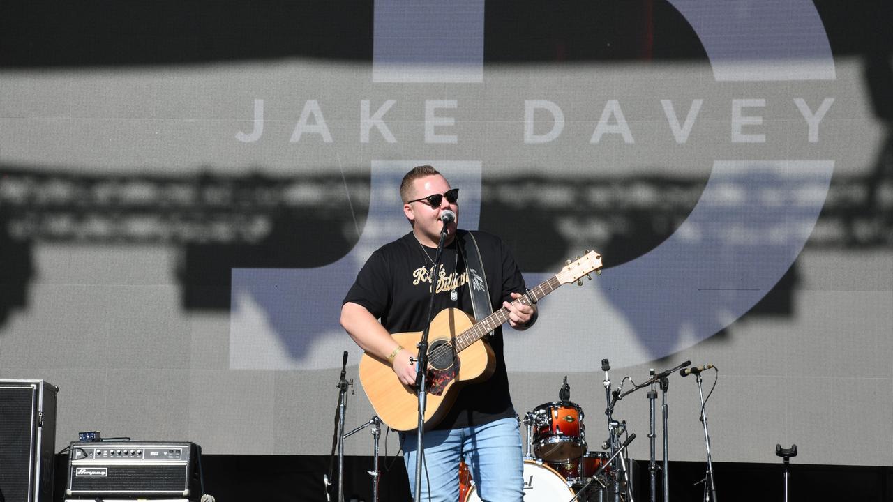 Jake Davey performs at Meatstock Festival at the Toowoomba showgrounds. April 2022