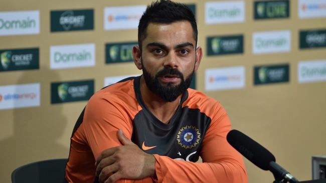 Virat Kohli has plenty of fight. Pic: AFP-