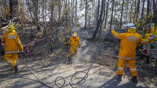 Many have pointed to recent bushfires in QLD and NSW as an indication that we are already seeing the devastating impact of climate change. Picture: AAP Image/Glenn Hunt