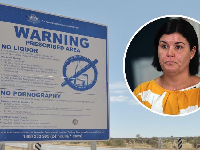 Chief Minister Natasha Fyles said the NT government is set to reinstate dry zones in town camps and communities through new legislation to be presented during sittings next week.